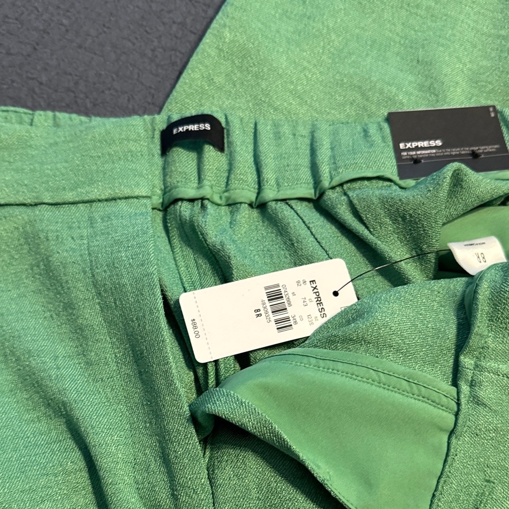Express Vibrant Green Trousers